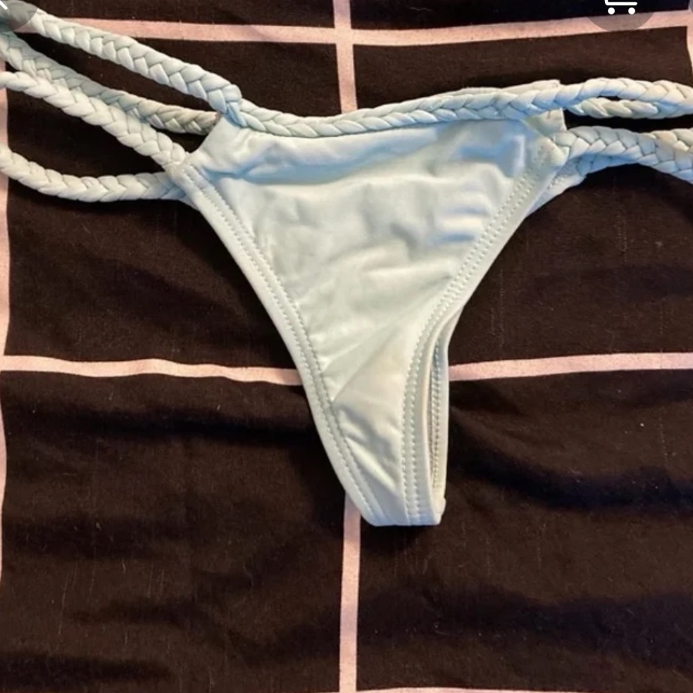 Frankies Thong Bikini in Light Green